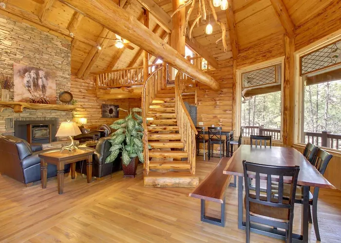 Fire Pit + Hot Tub: Lakeside On 2 Acres! Pinetop-Lakeside